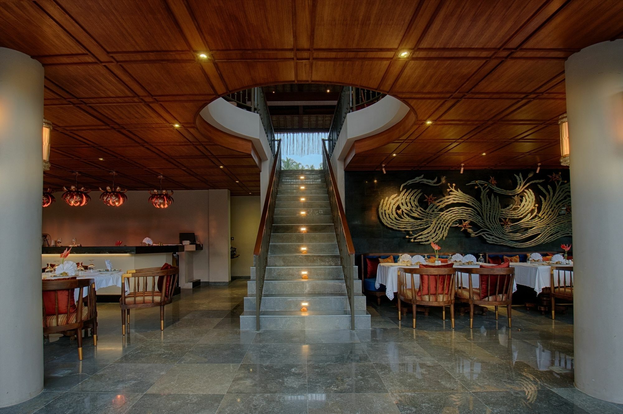 Natya Resort Ubud Экстерьер фото Interior of the restaurant